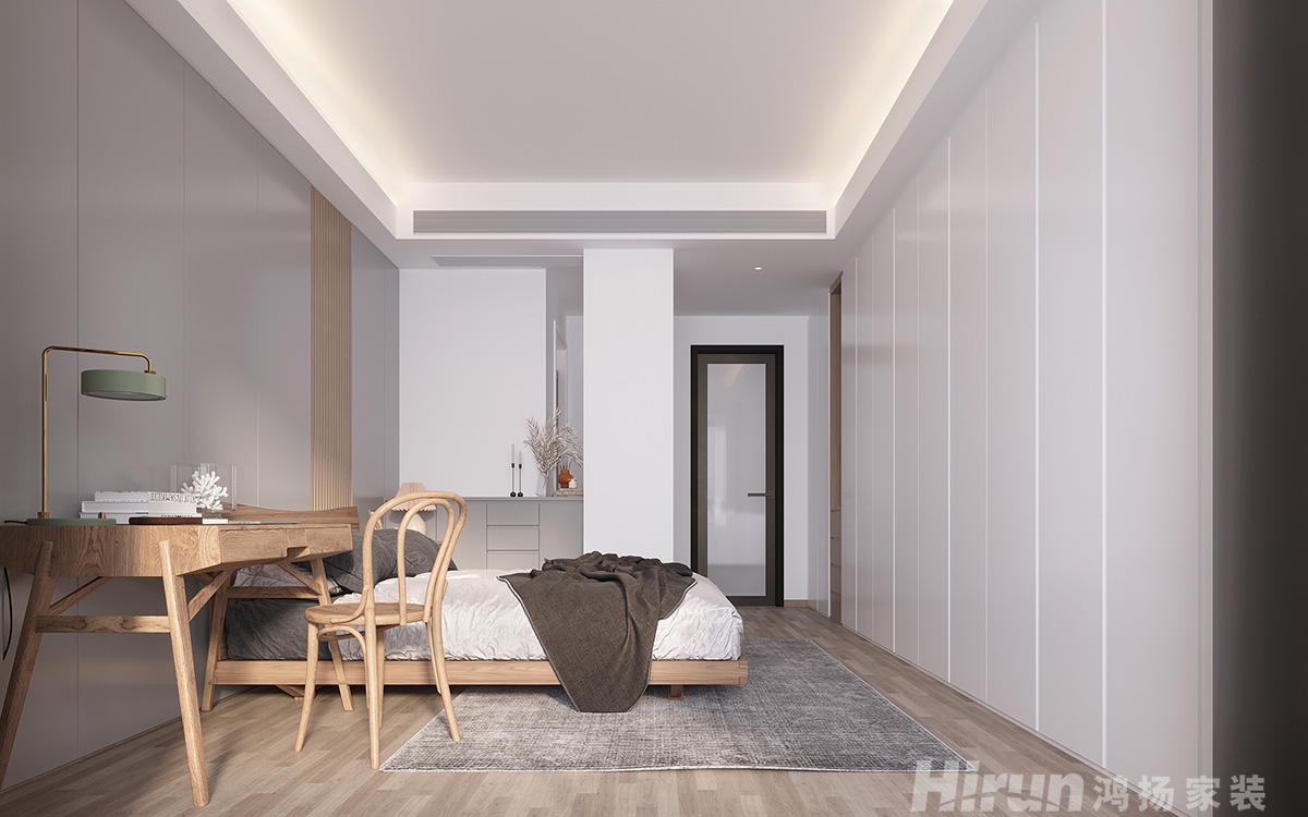 翼天中梁首府壹號180㎡北歐之光復式 裝修案例效果圖-7