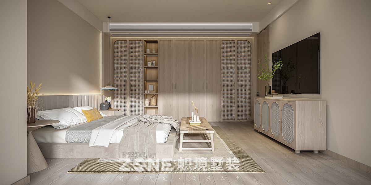 中信城開東宸上品155㎡極簡詫寂復式 裝修案例效果圖-8