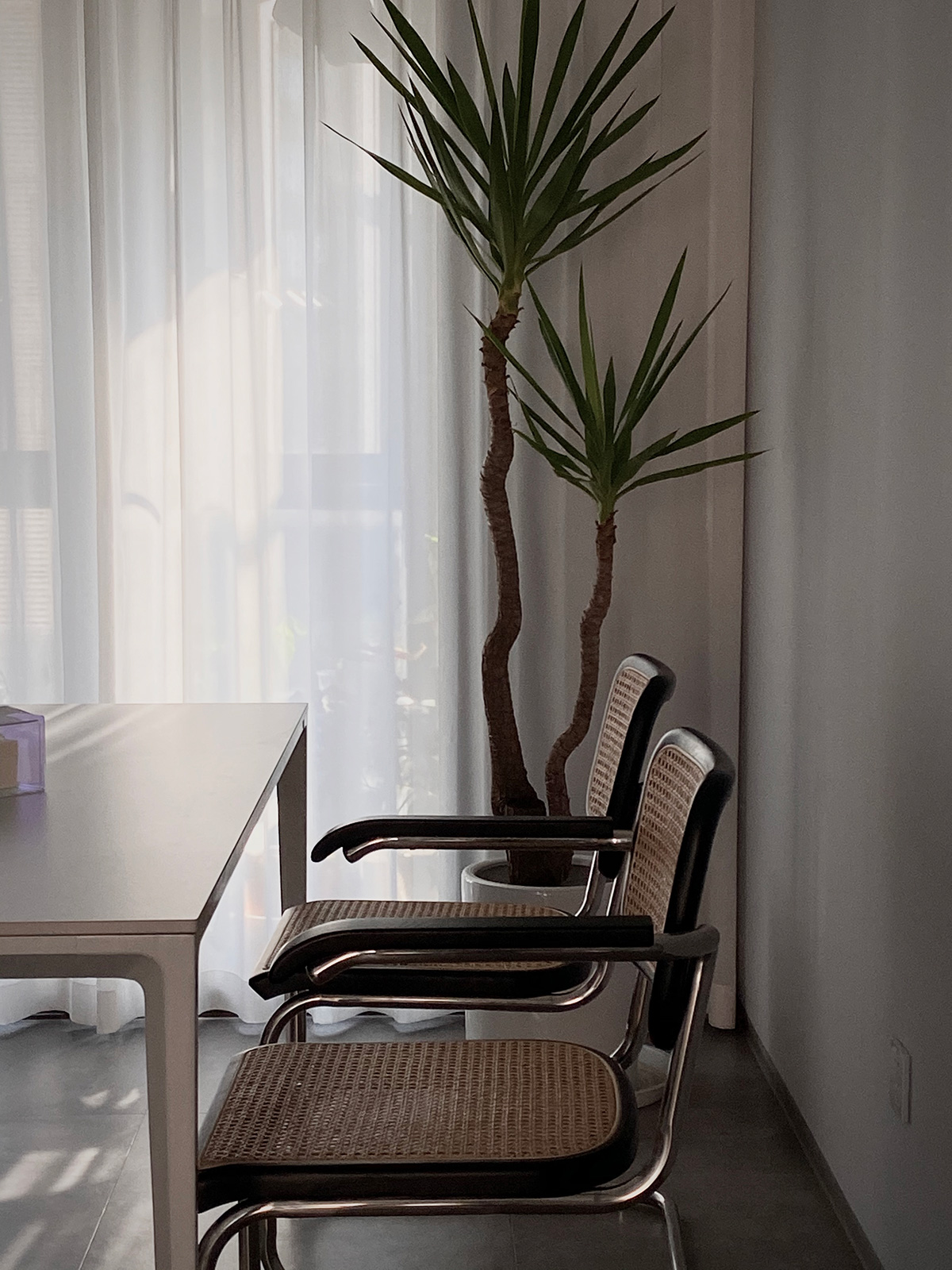 華潤桃園里130㎡極簡詫寂三居室 裝修案例實景圖-5