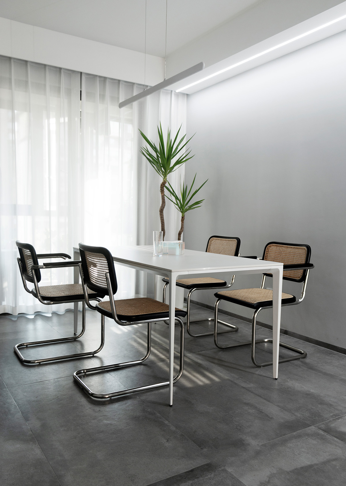 華潤桃園里130㎡極簡詫寂三居室 裝修案例實景圖-8