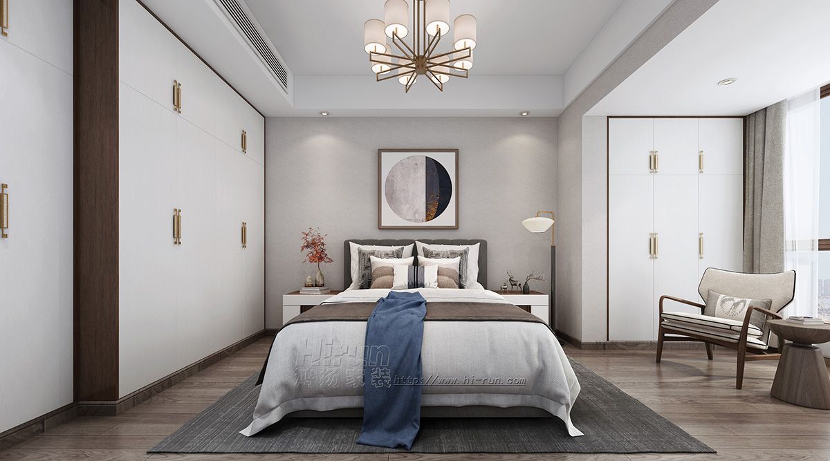 當(dāng)代上品灣300㎡復(fù)合寫意疊墅 裝修案例效果圖-11