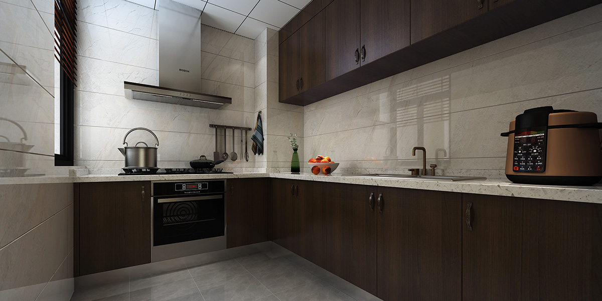 華晨山水州城150㎡復合寫意四居室 裝修案例效果圖-6