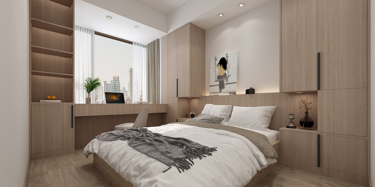 城發翰林府130㎡北歐之光三居室 裝修案例效果圖-5