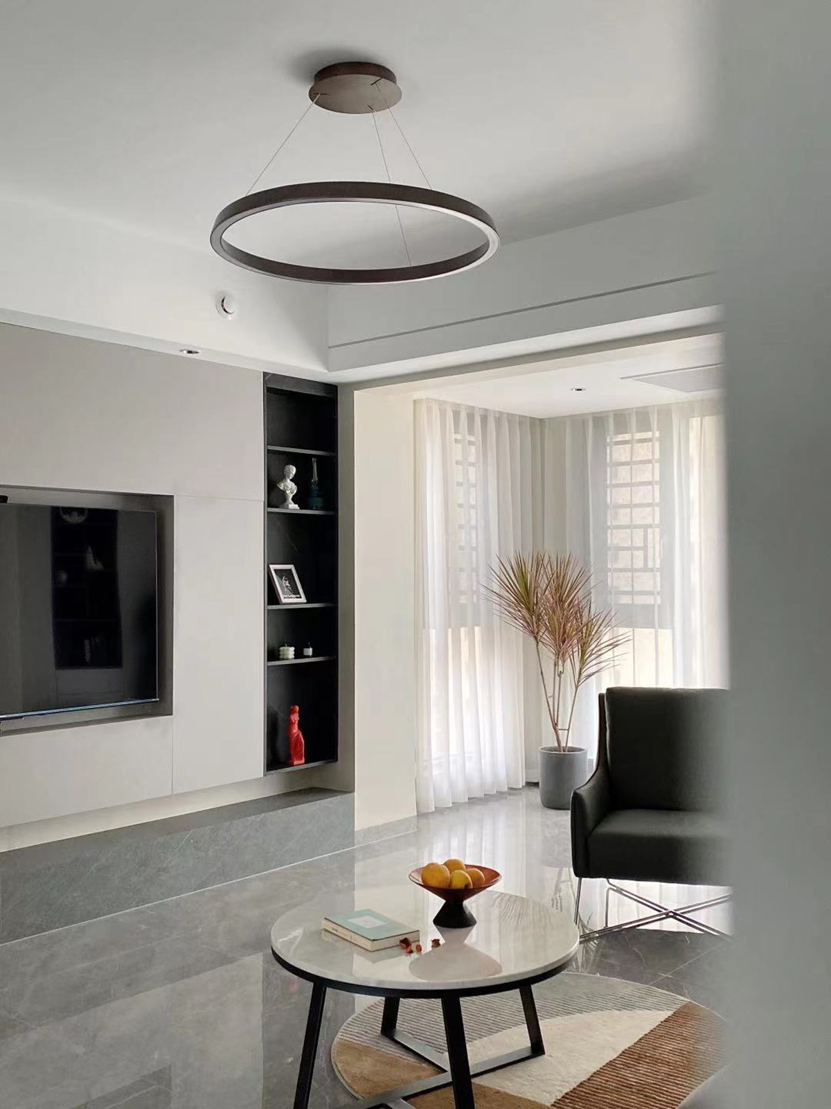 尚格名城150㎡雅致現代四居室 裝修案例實景圖-4