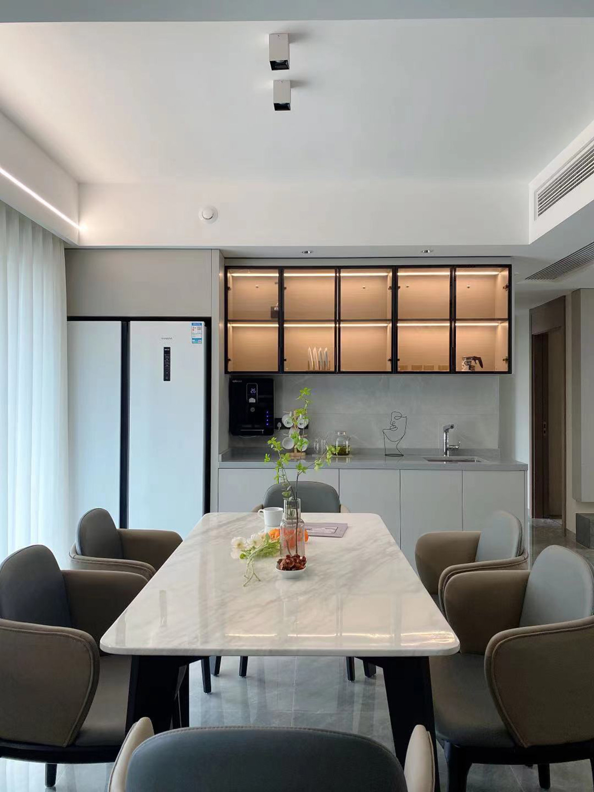 尚格名城150㎡雅致現代四居室 裝修案例實景圖-7