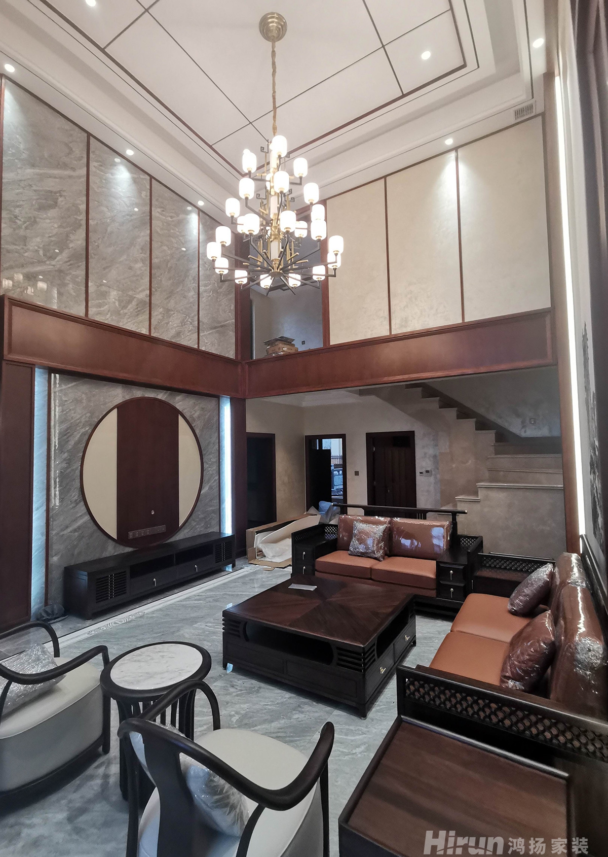 恒大帝景220㎡復合寫意復式 裝修案例實景圖-6