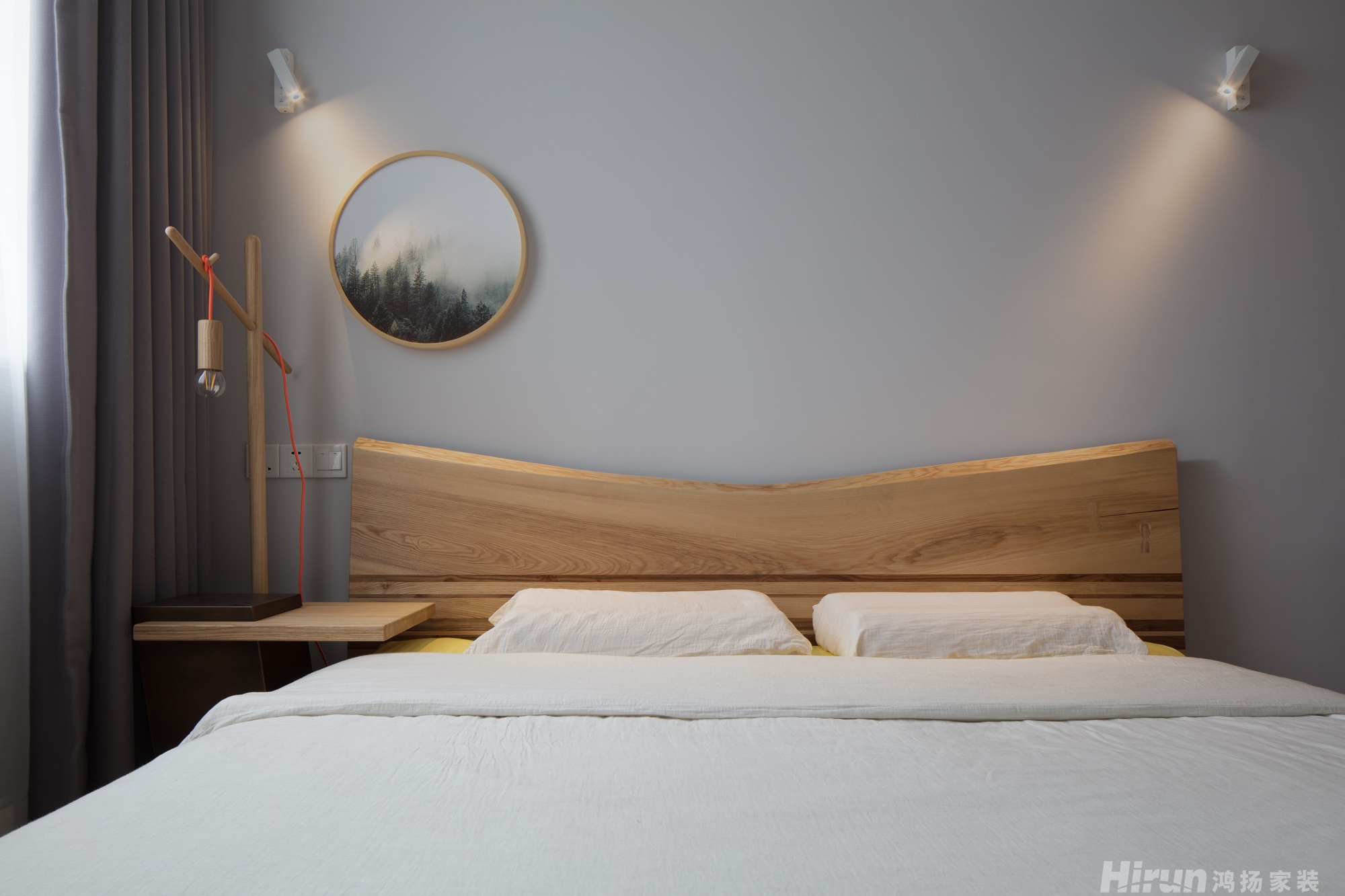 長房半島南灣100㎡北歐之光三居室 裝修案例實(shí)景圖-10