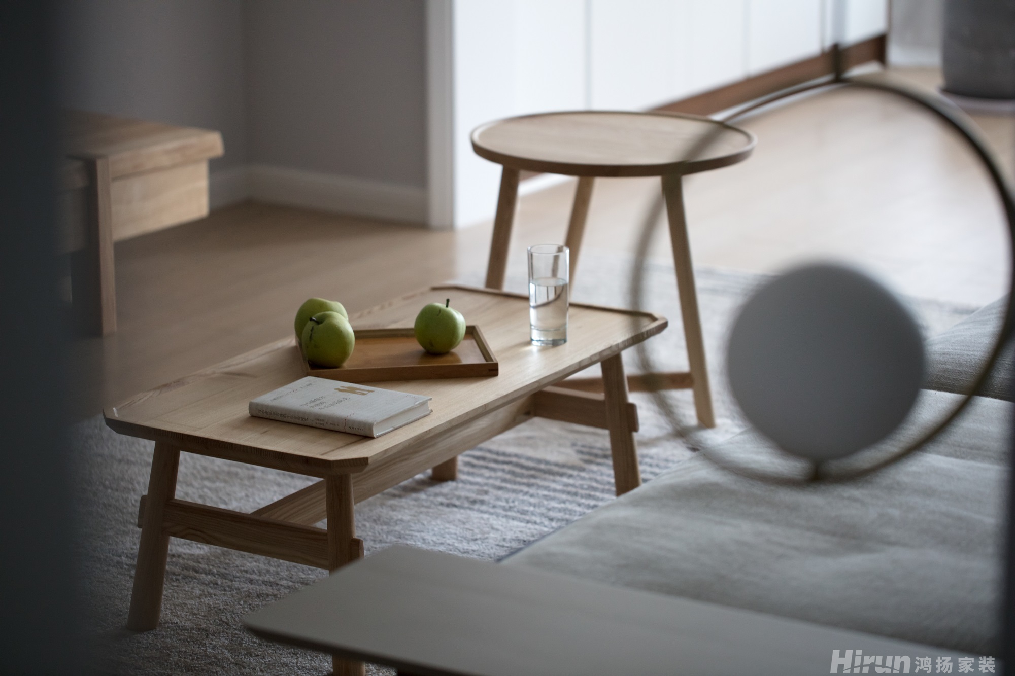 長房半島南灣100㎡北歐之光三居室 裝修案例實(shí)景圖-9