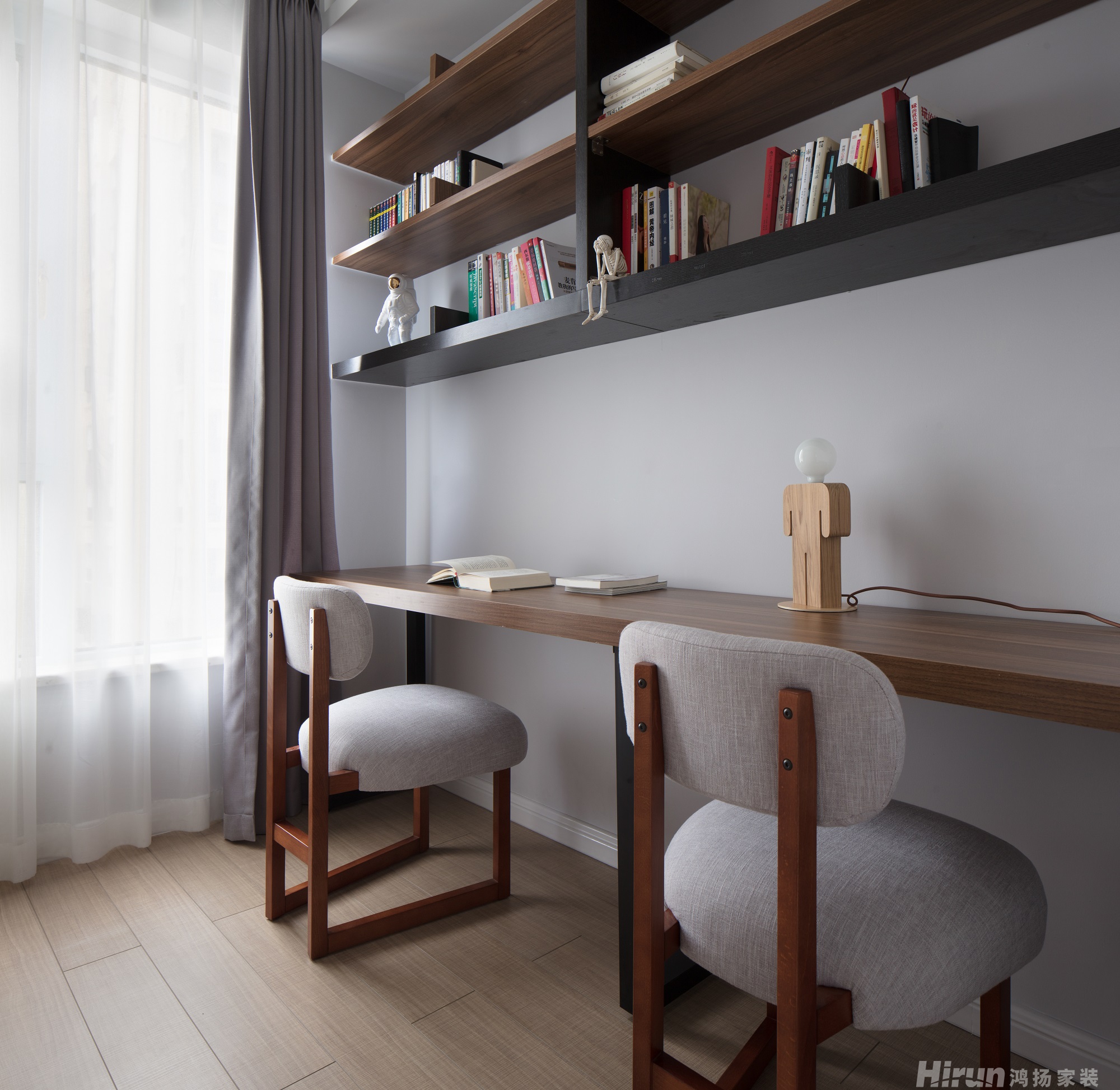 長房半島南灣100㎡北歐之光三居室 裝修案例實(shí)景圖-15