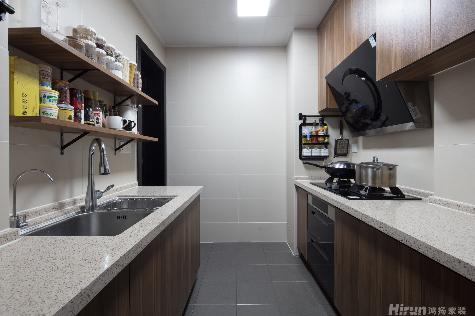 長房半島南灣100㎡北歐之光三居室 裝修案例實(shí)景圖-14