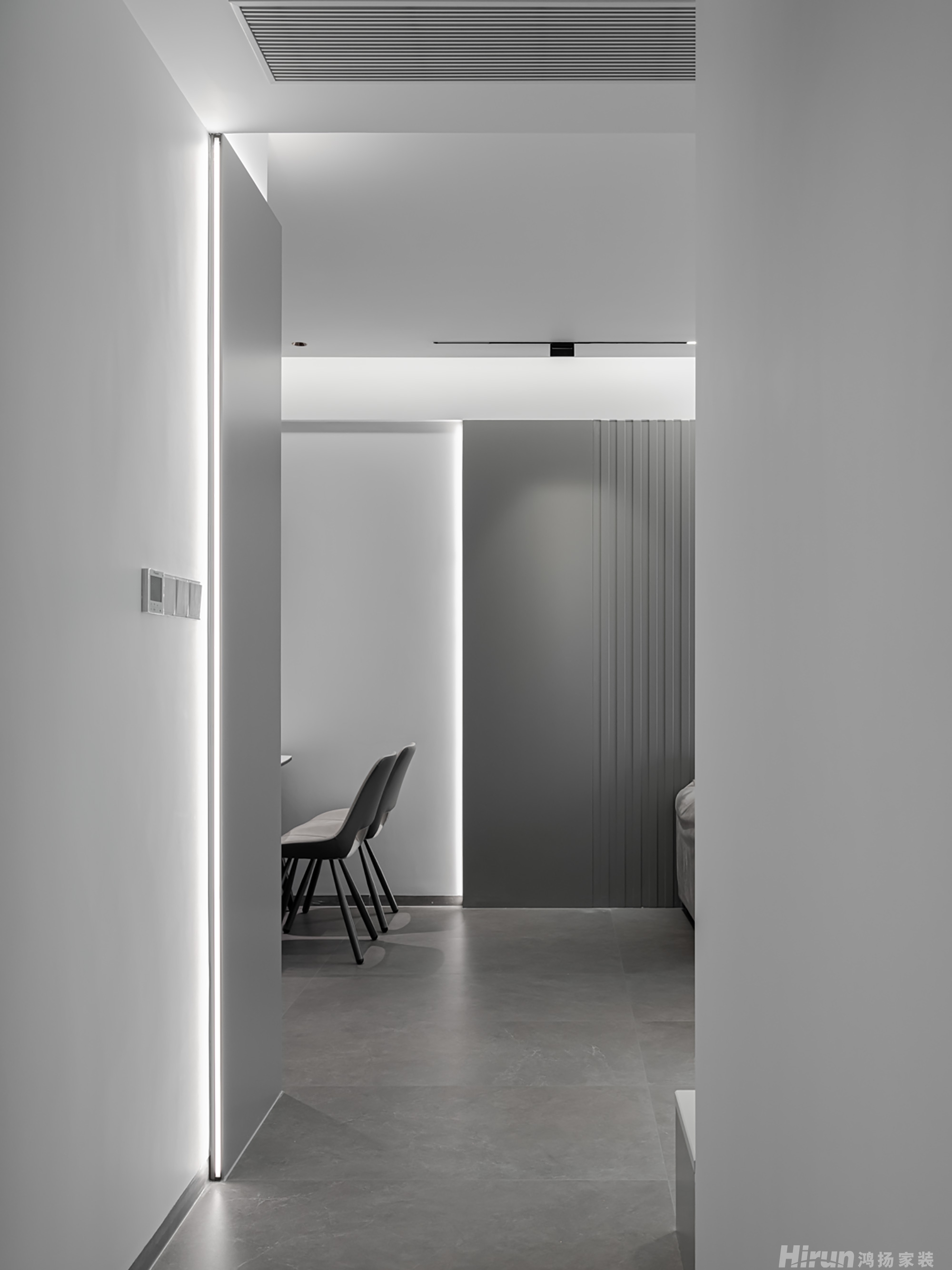 中天星耀城100㎡雅致現(xiàn)代三居室 裝修案例實景圖-3