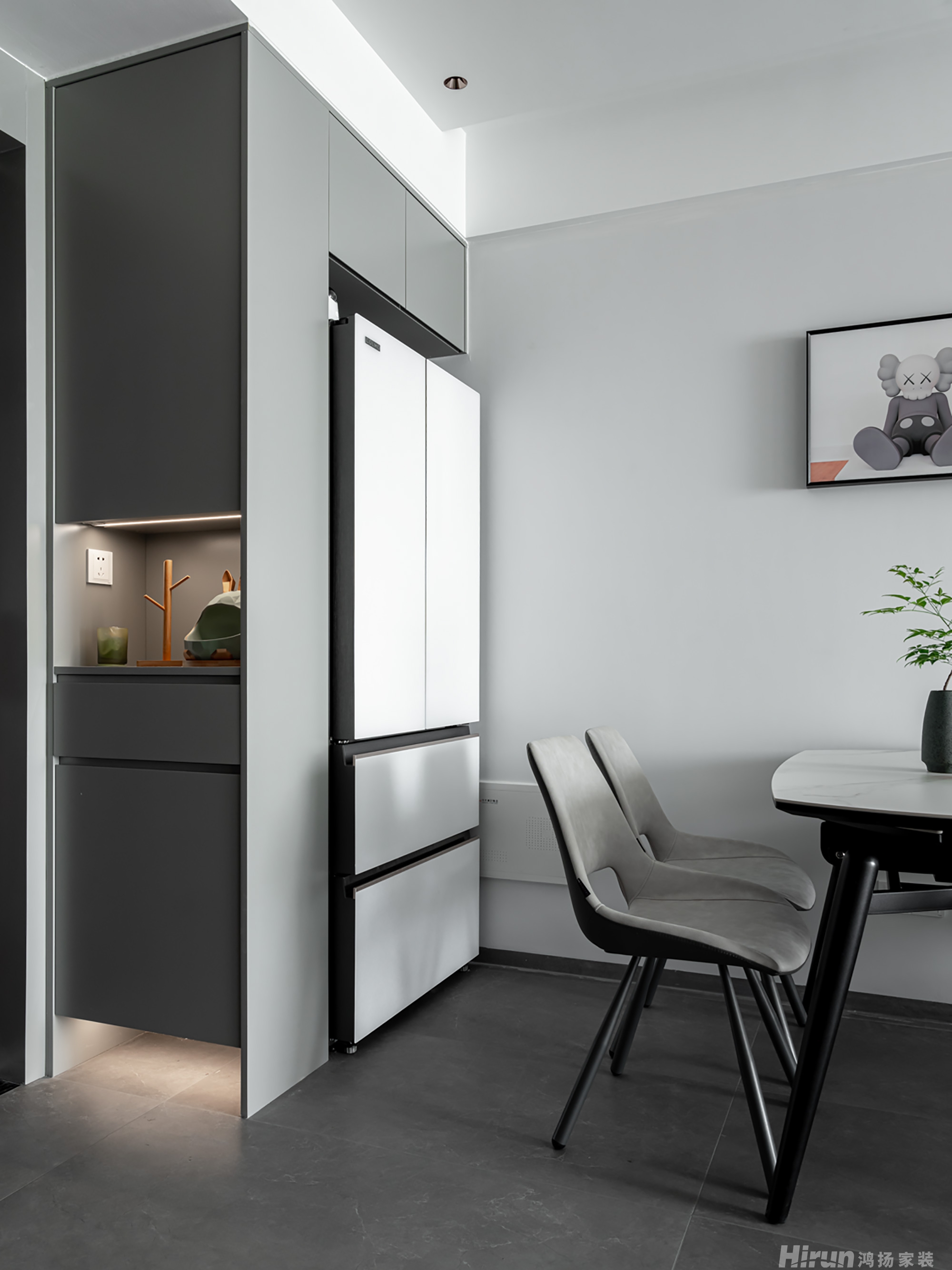 中天星耀城100㎡雅致現(xiàn)代三居室 裝修案例實景圖-13