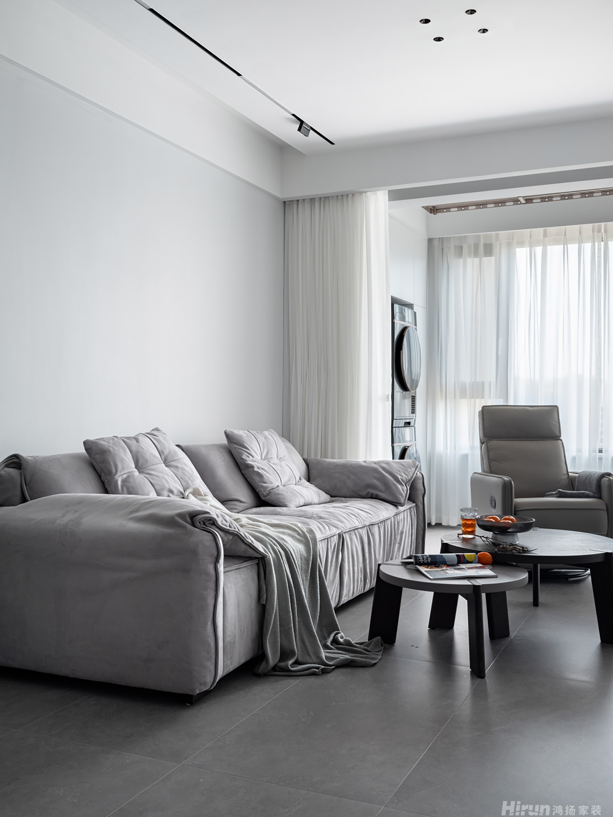 中天星耀城100㎡雅致現(xiàn)代三居室 裝修案例實景圖-11