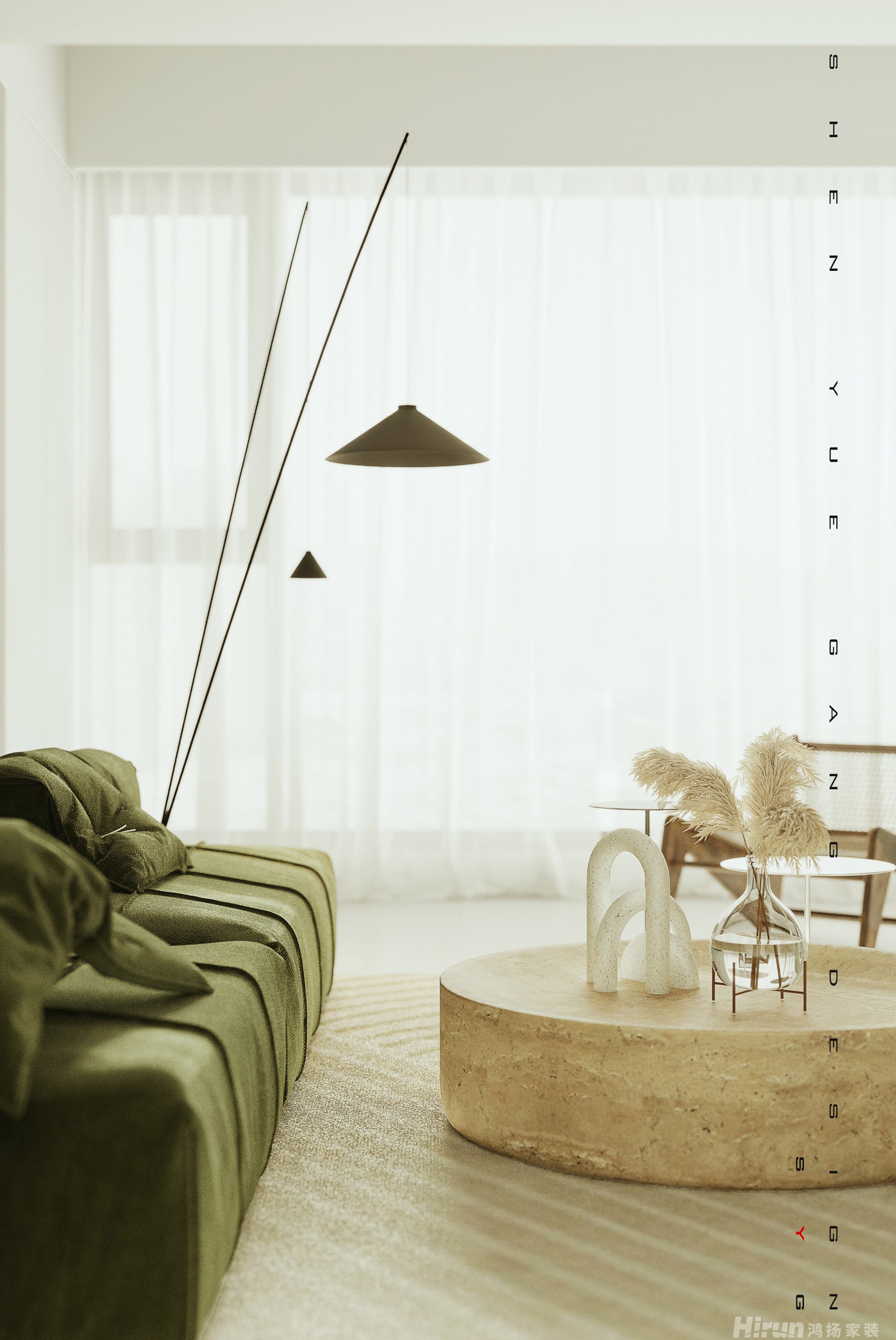 明昇壹城120㎡雅致現代三居室 裝修案例效果圖-4