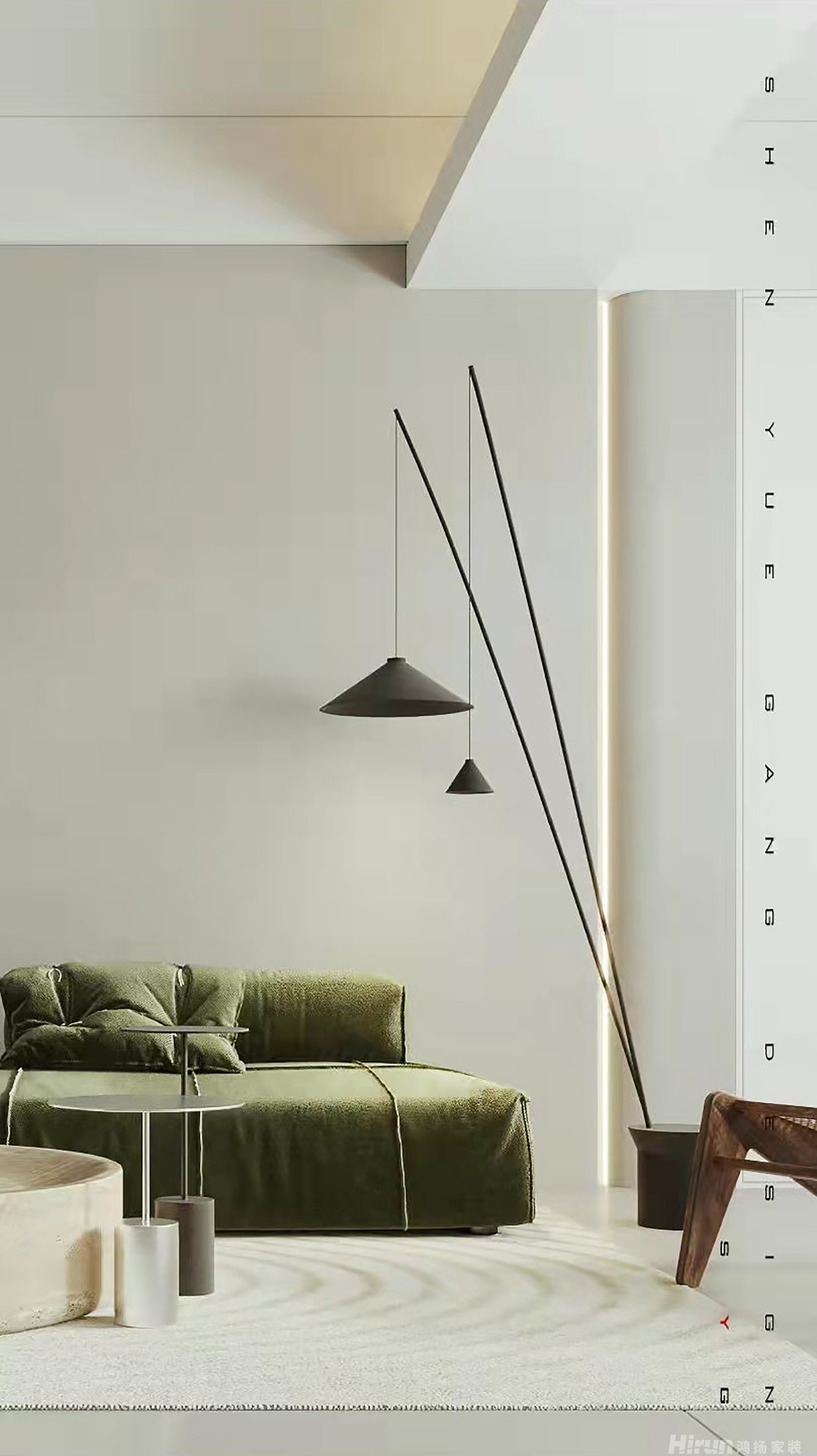 明昇壹城120㎡雅致現代三居室 裝修案例效果圖-7