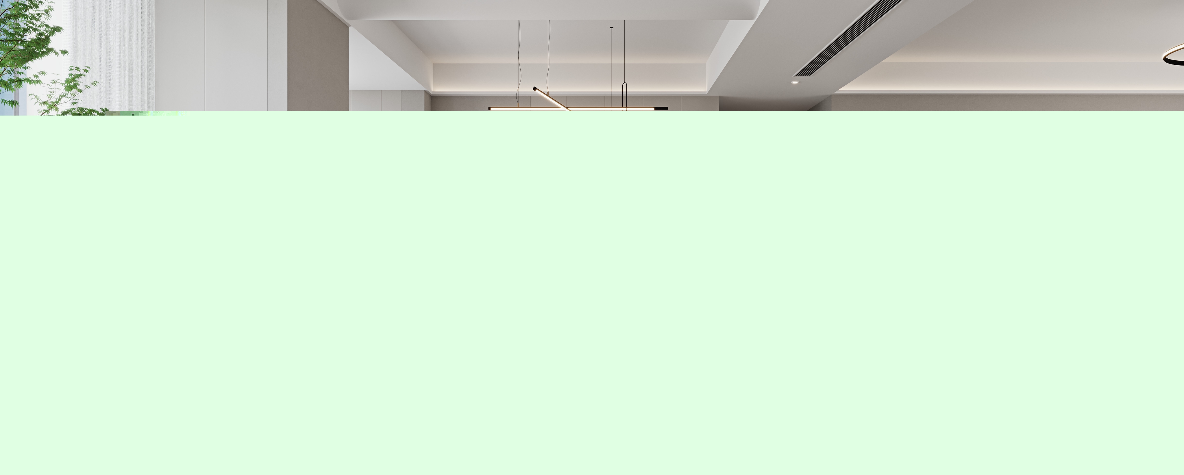 金茂梅溪湖145㎡雅致現代大平層 裝修案例效果圖-3