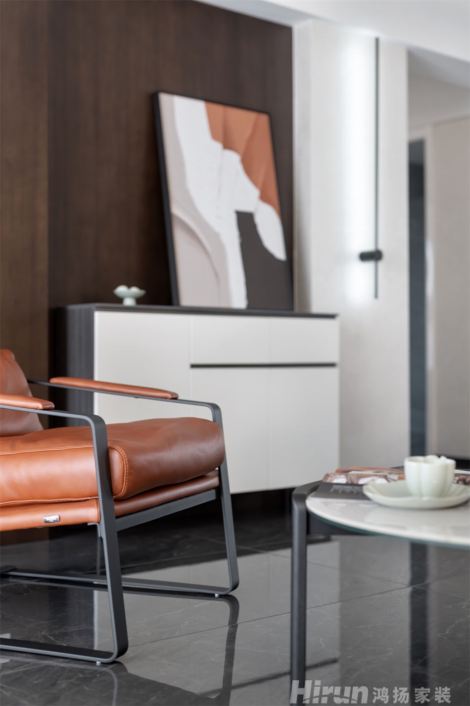 財富湘江160㎡雅致現代大平層 裝修案例實景圖-1