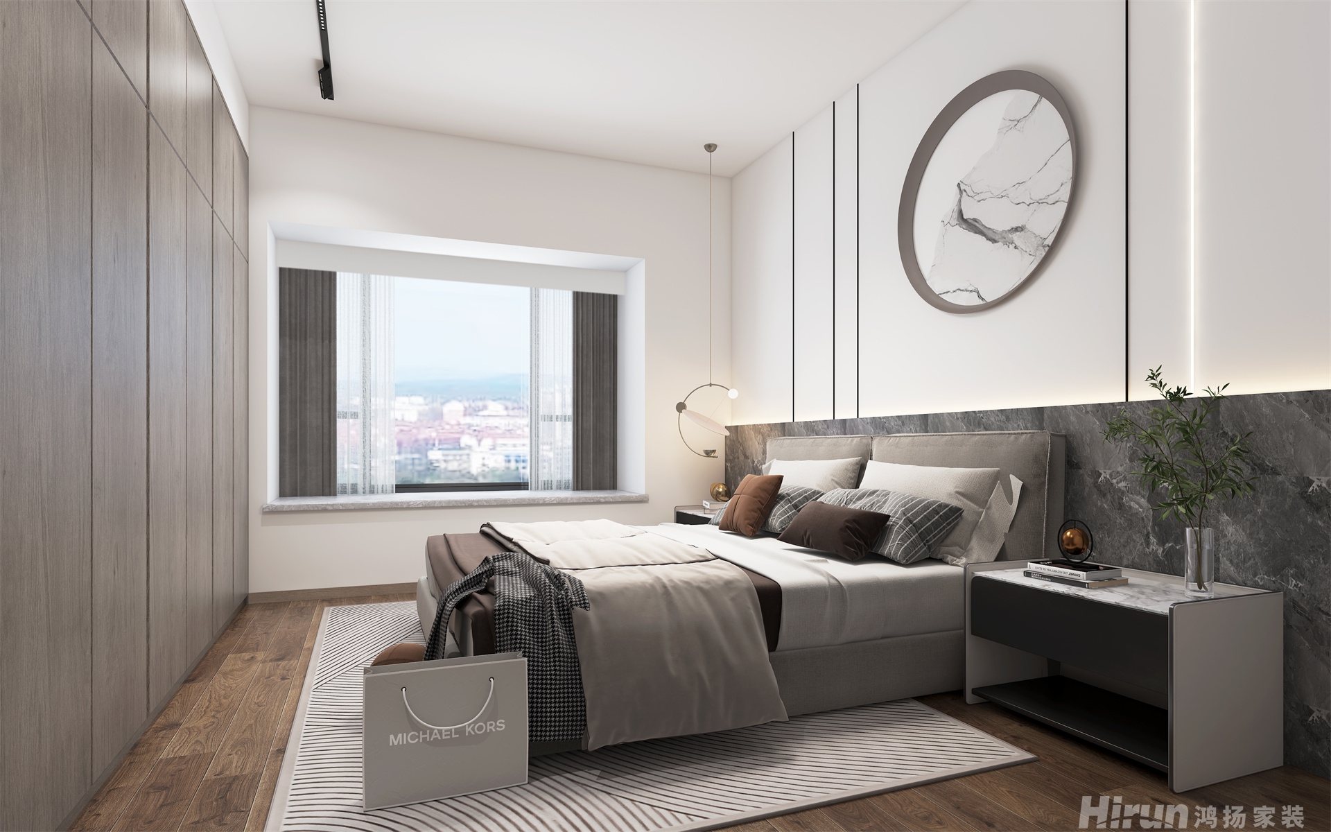 碧桂園黃金時(shí)代141㎡復(fù)合寫意大平層 裝修案例效果圖-7