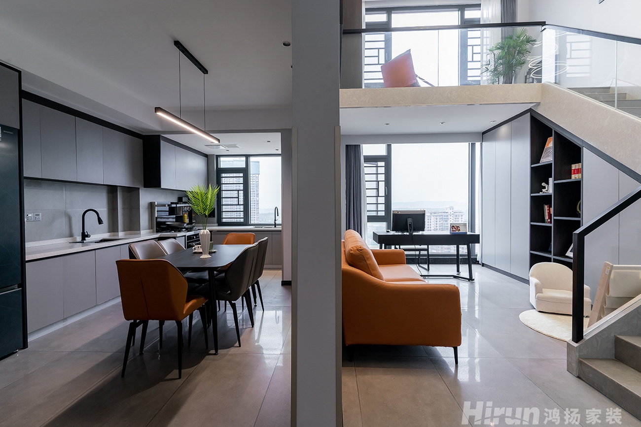 壹中心青春里160㎡雅致現(xiàn)代三居室 裝修案例實(shí)景圖-3