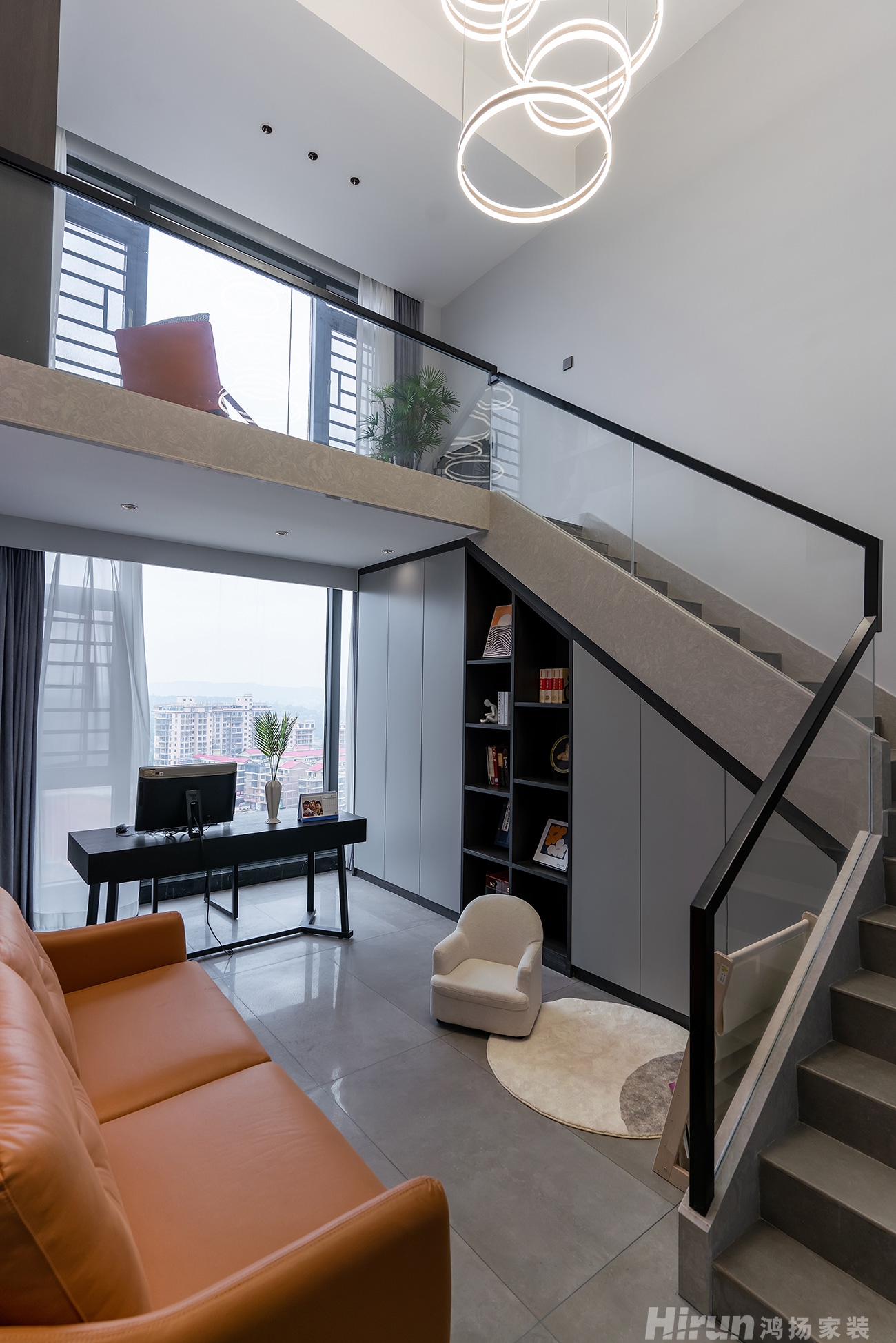 壹中心青春里160㎡雅致現(xiàn)代三居室 裝修案例實(shí)景圖-12