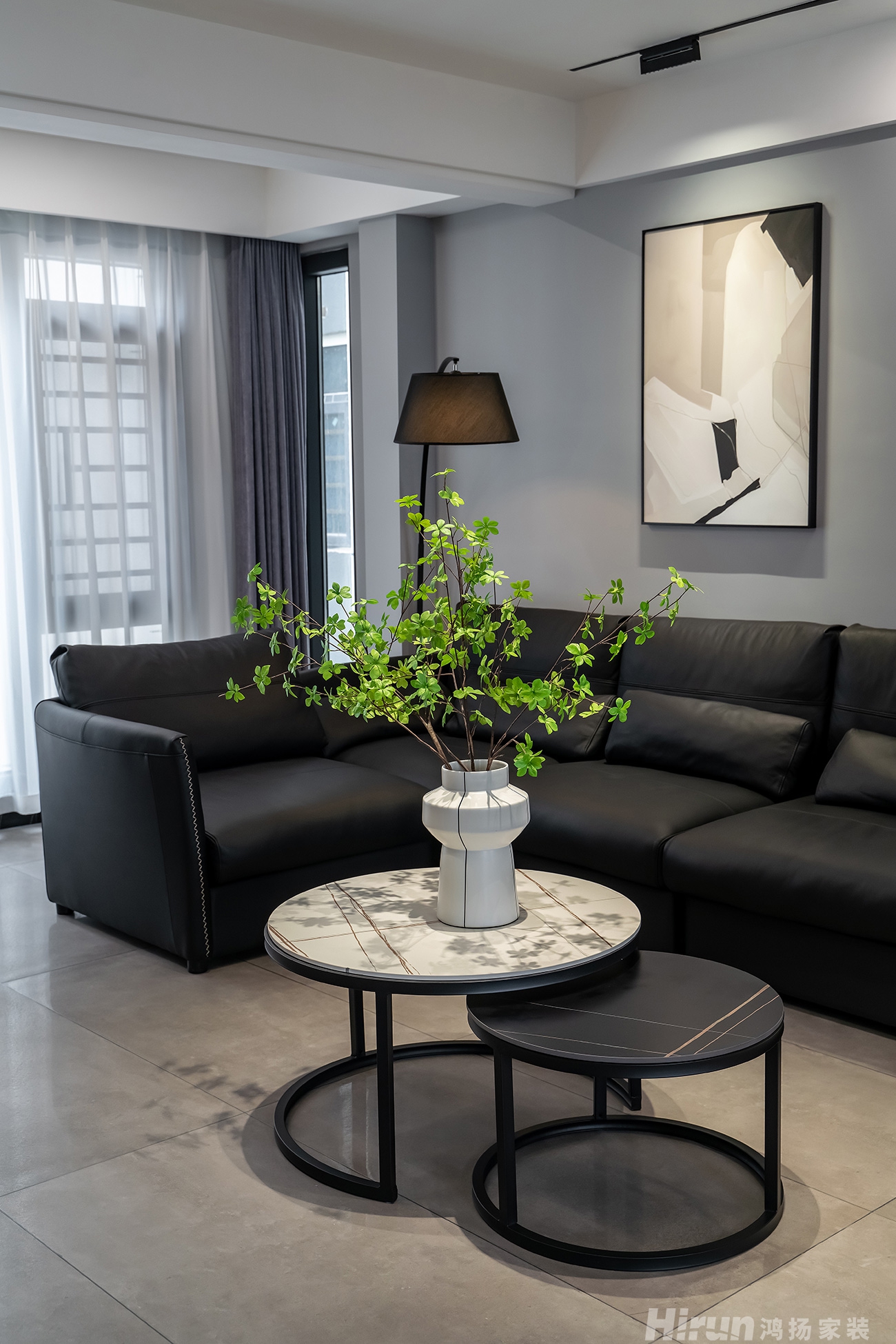 壹中心青春里160㎡雅致現(xiàn)代三居室 裝修案例實(shí)景圖-11