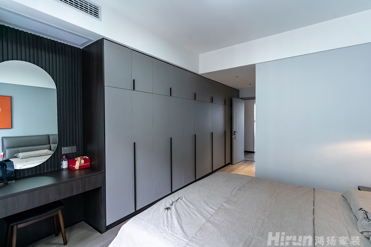 壹中心青春里160㎡雅致現(xiàn)代三居室 裝修案例實(shí)景圖-16
