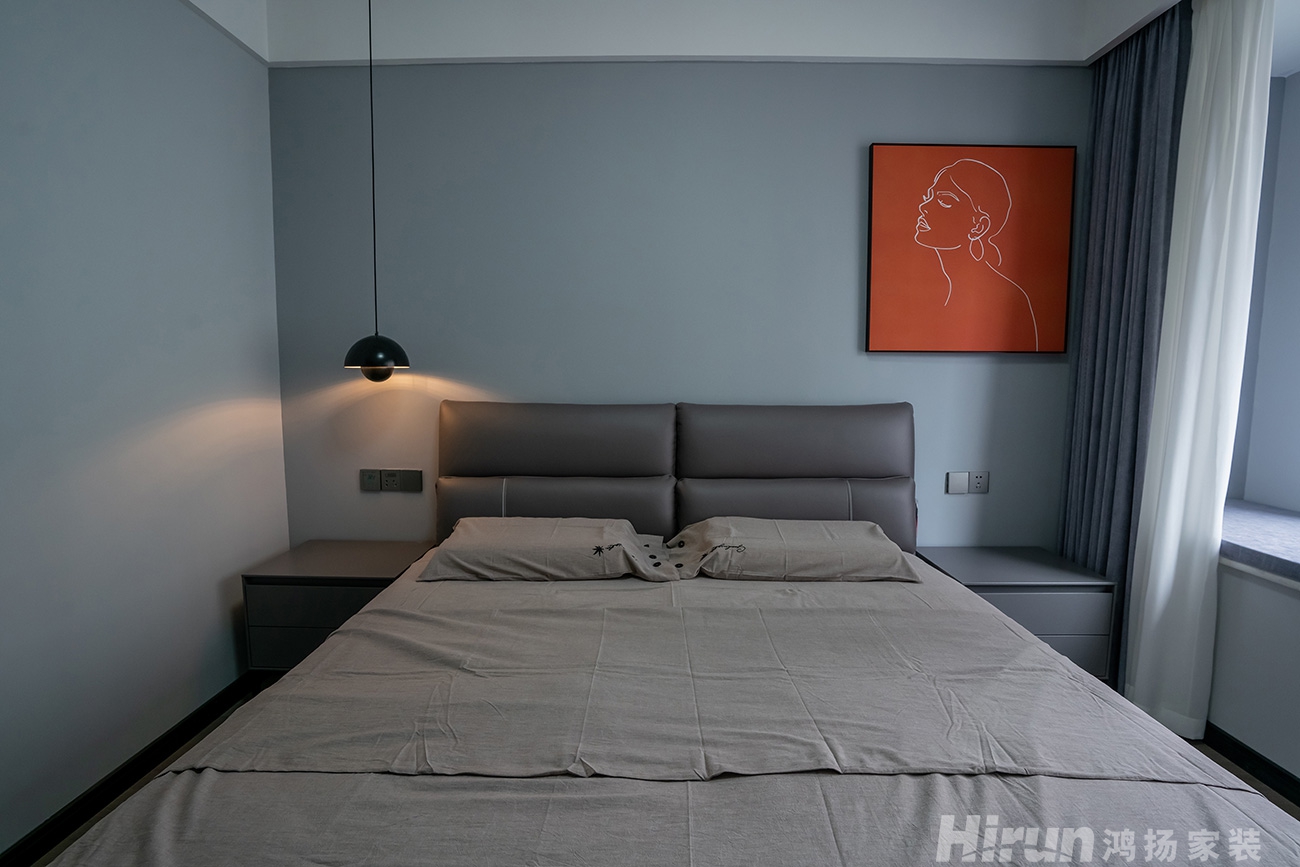 壹中心青春里160㎡雅致現(xiàn)代三居室 裝修案例實(shí)景圖-15