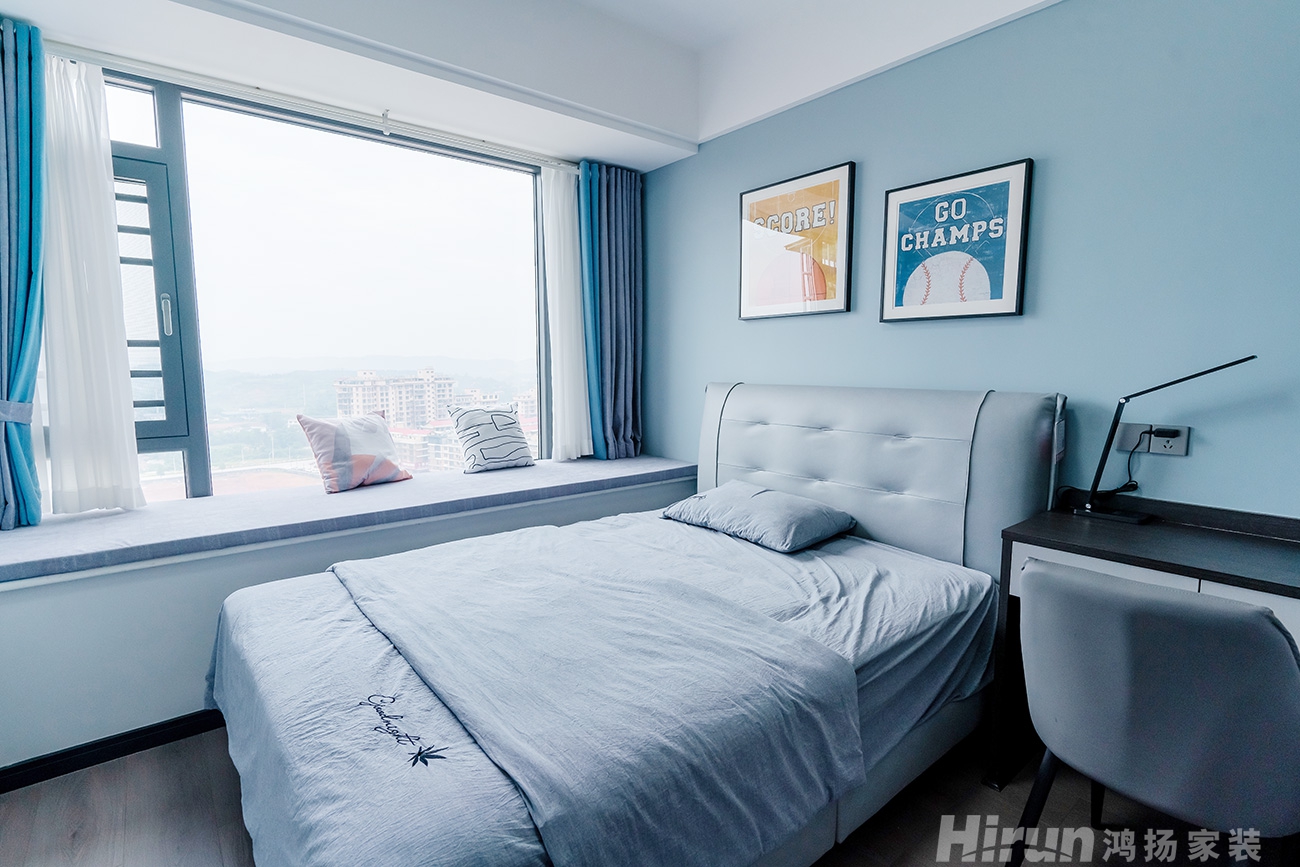 壹中心青春里160㎡雅致現(xiàn)代三居室 裝修案例實(shí)景圖-14