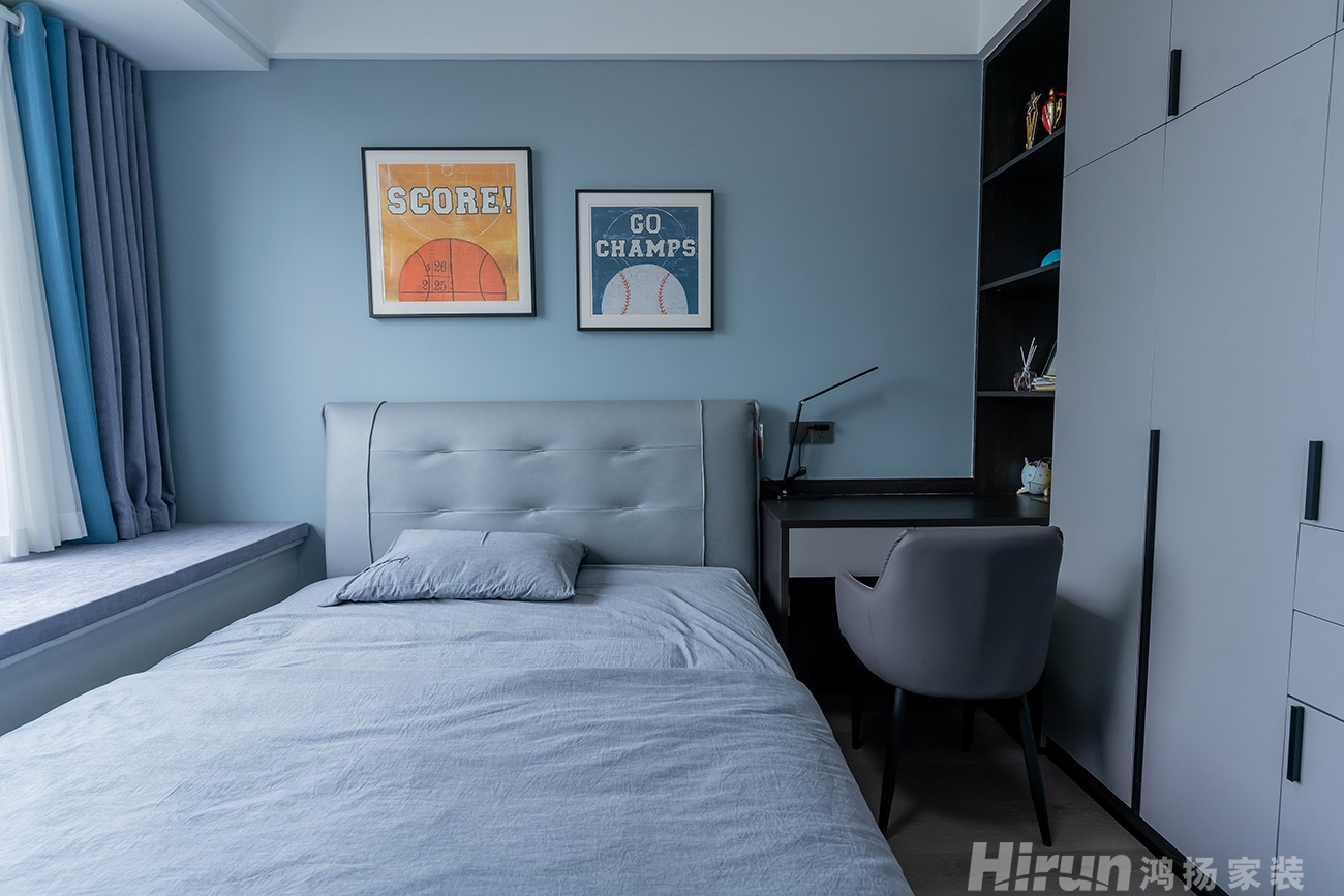 壹中心青春里160㎡雅致現(xiàn)代三居室 裝修案例實(shí)景圖-13