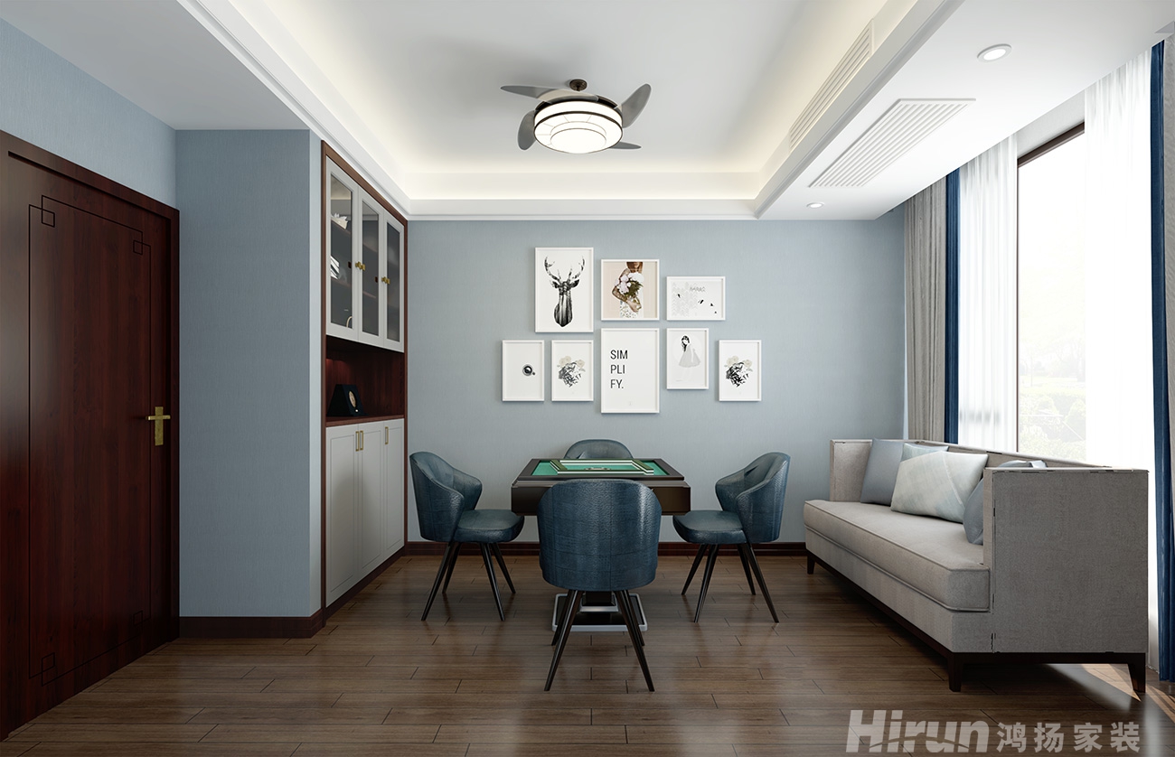 上河郡307㎡復(fù)合寫意復(fù)式 裝修案例效果圖-5