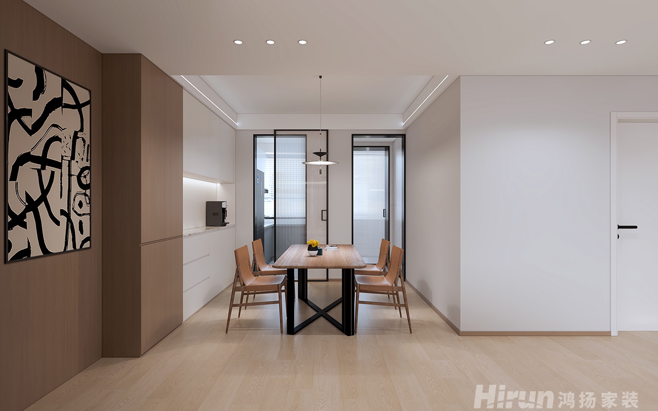 富湘園112㎡北歐之光三居室 裝修案例效果圖-2