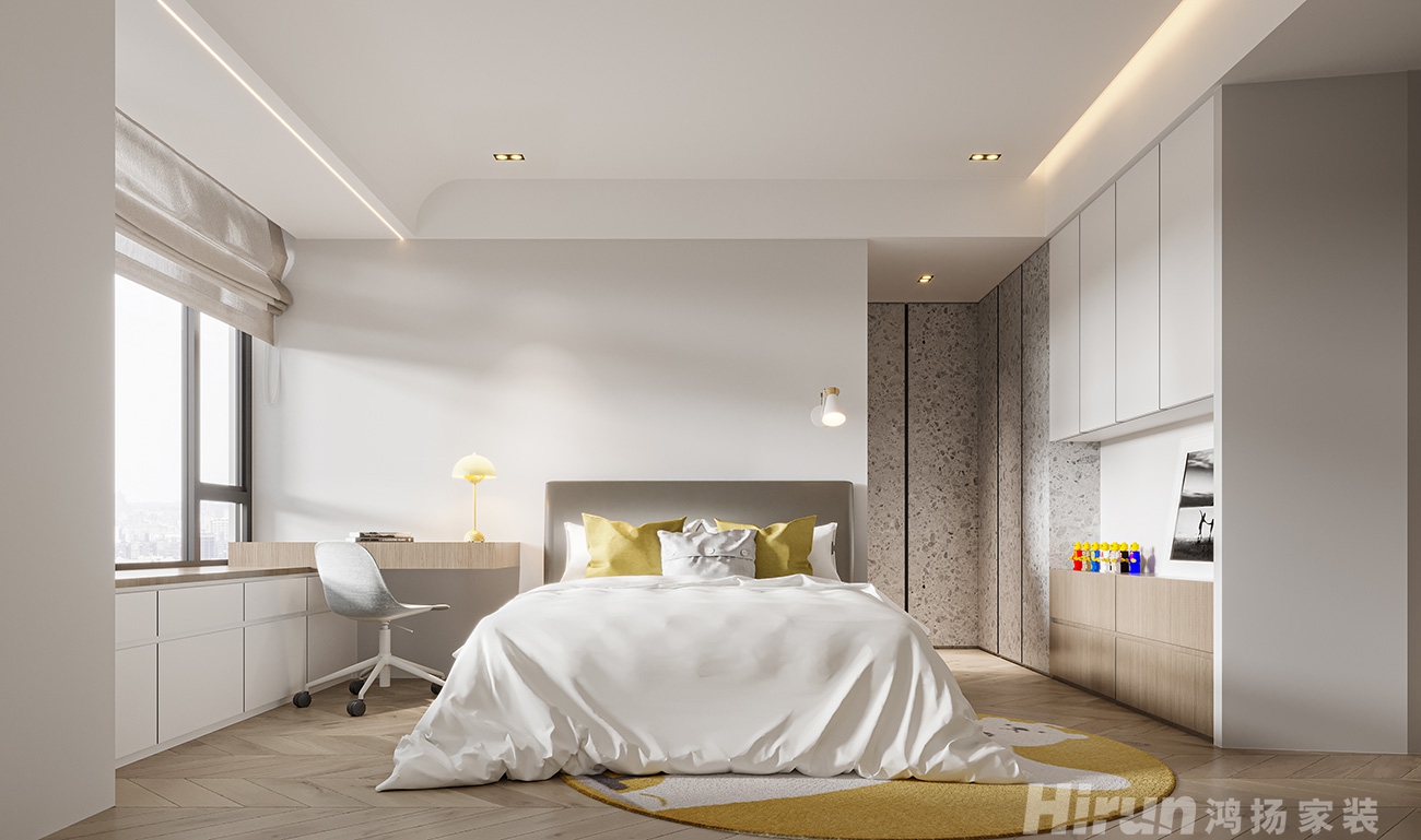 福祥家園254㎡雅致現代大平層 裝修案例效果圖-5