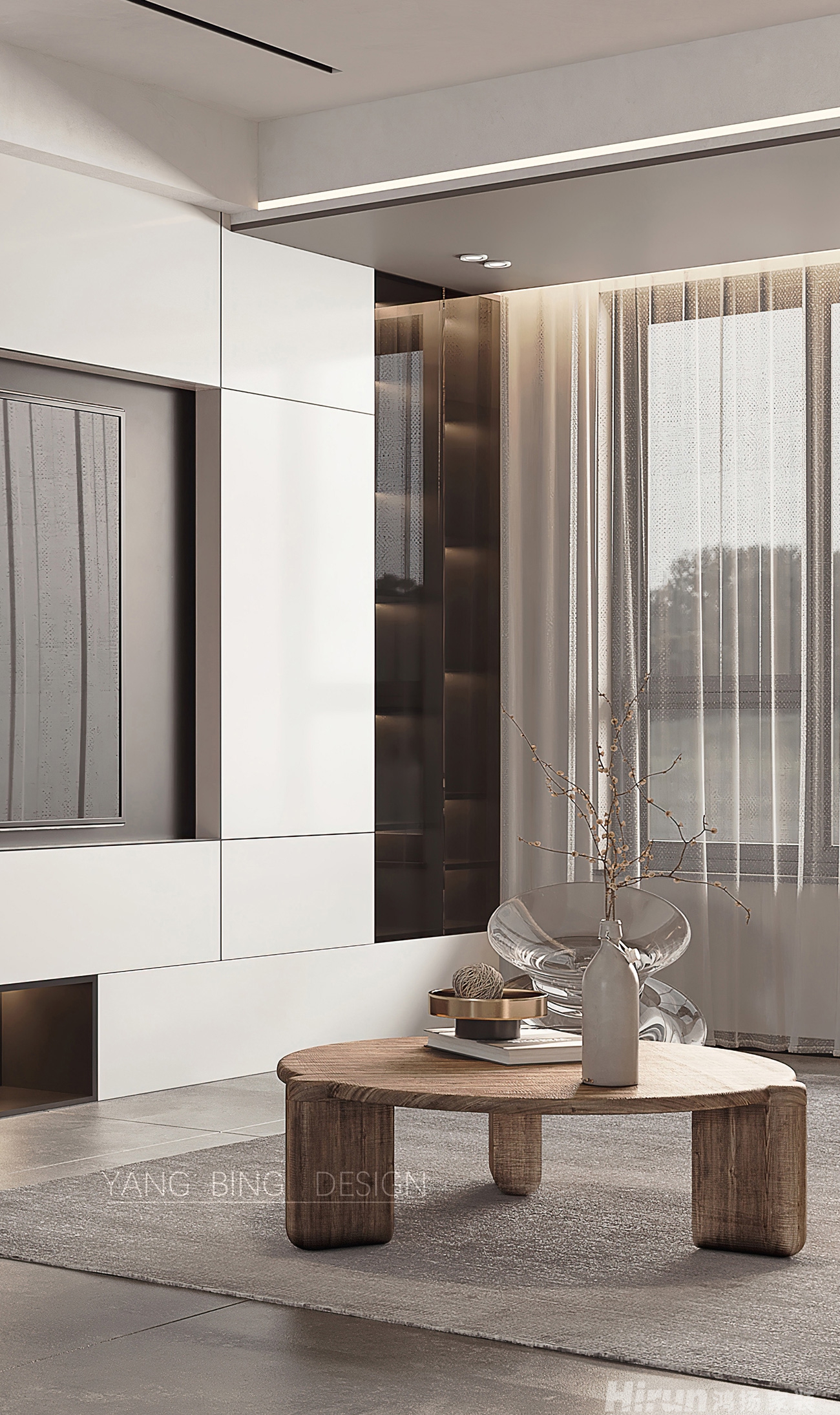 建發央著180㎡北歐之光復式 裝修案例效果圖-6