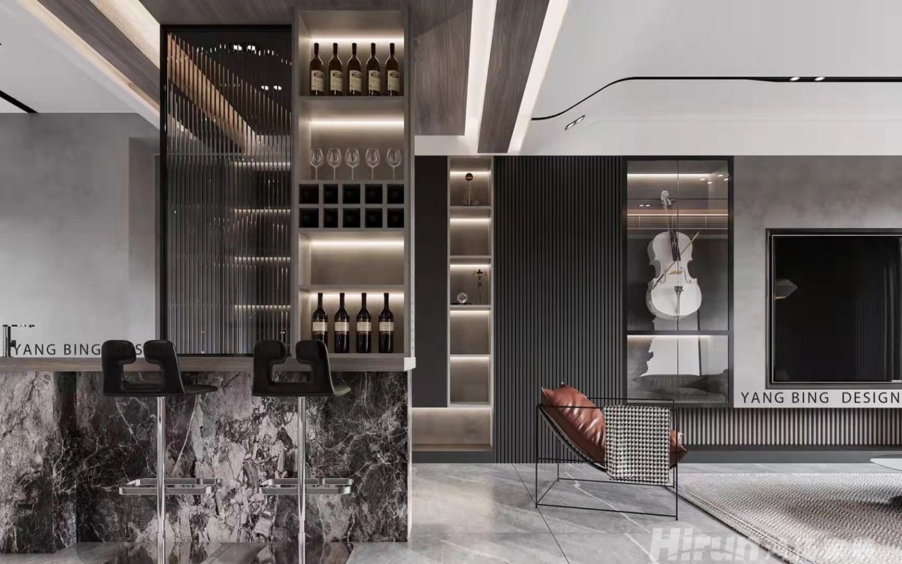 木蓮世家220㎡雅致現(xiàn)代復(fù)式 裝修案例效果圖-8