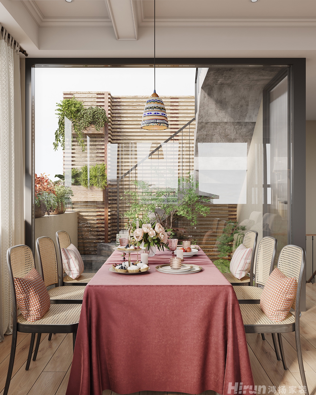 溪山悅300㎡新裝飾主義疊墅 裝修案例效果圖-10