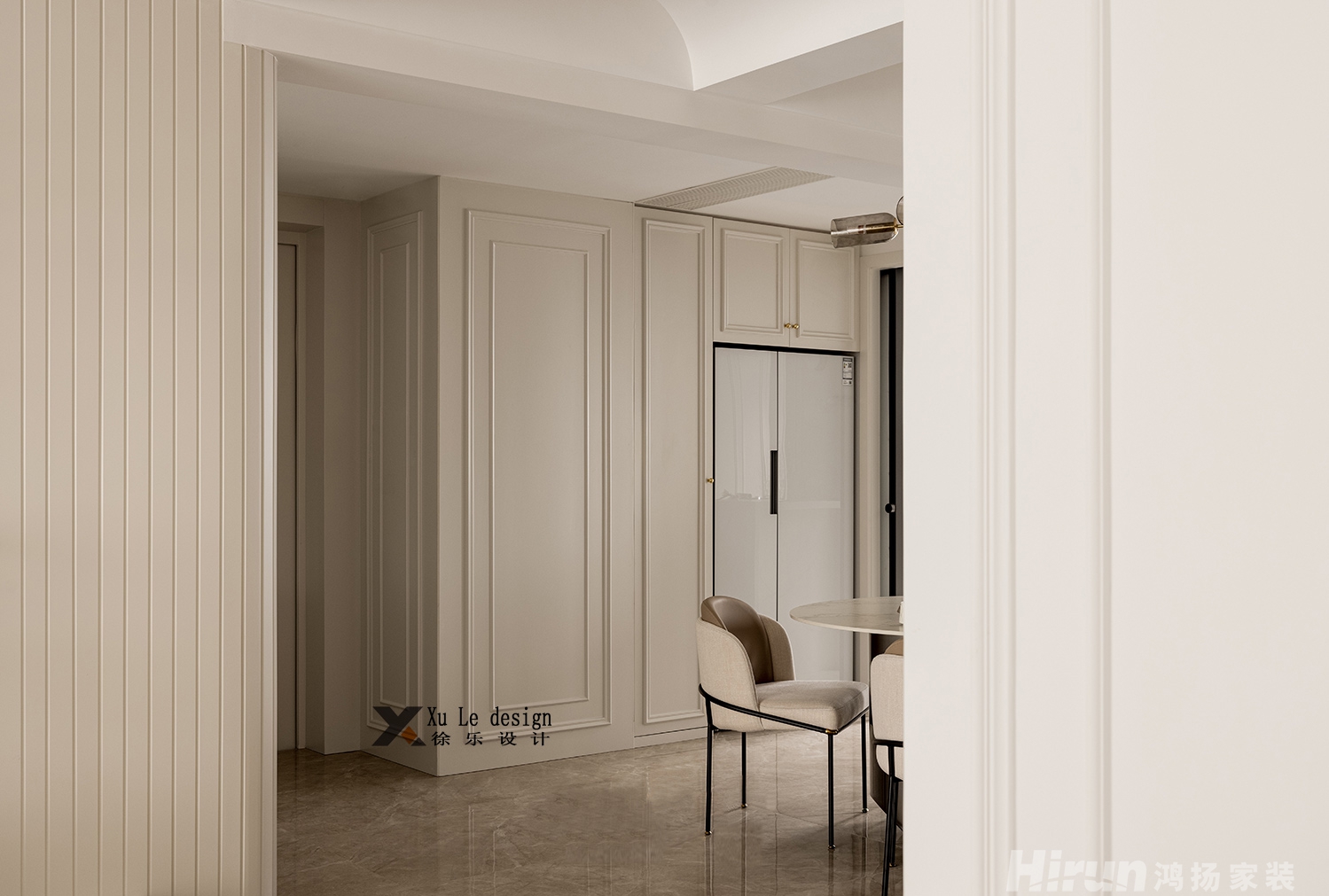 芳卉園143㎡輕歐簡美三居室 裝修案例效果圖-16