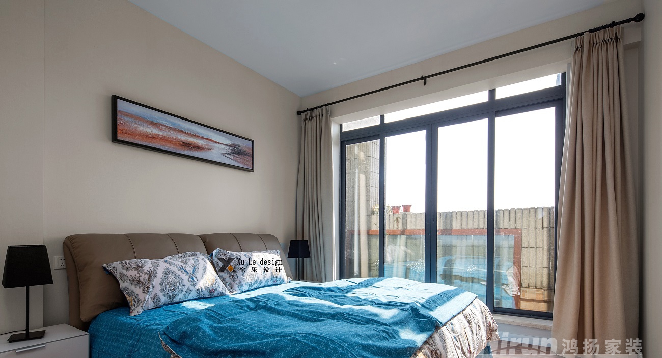 海昌天瀾170㎡輕歐簡美復(fù)式 裝修案例效果圖-7