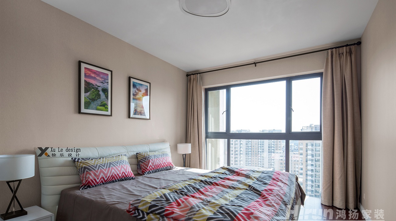 海昌天瀾170㎡輕歐簡美復(fù)式 裝修案例效果圖-9