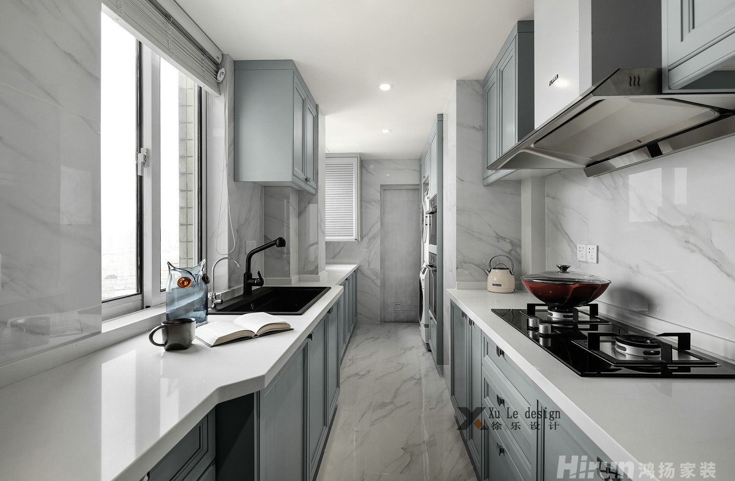 萬科漢口傳奇140㎡新裝飾主義二居室 裝修案例效果圖-15