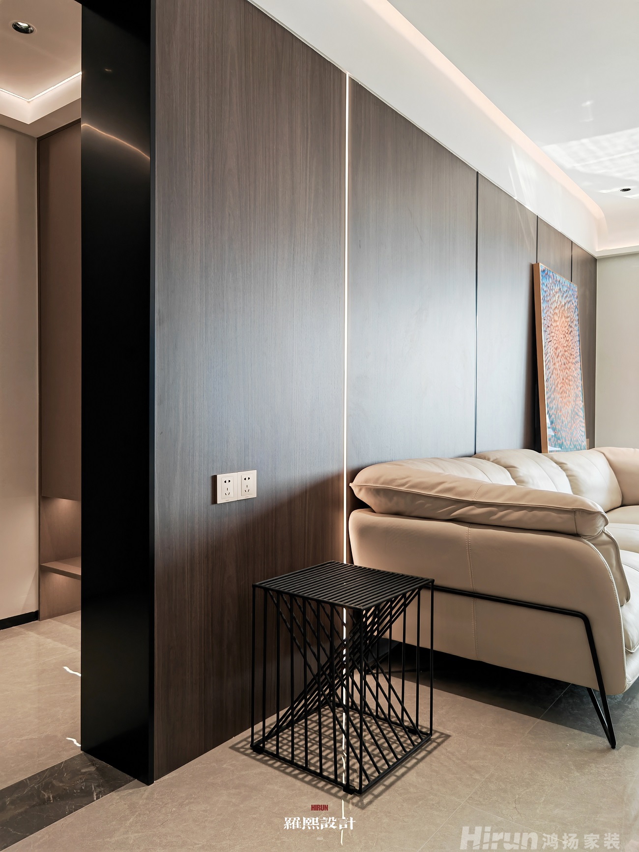 國(guó)貿(mào)前海灣雅致現(xiàn)代四居室 裝修案例效果圖-21