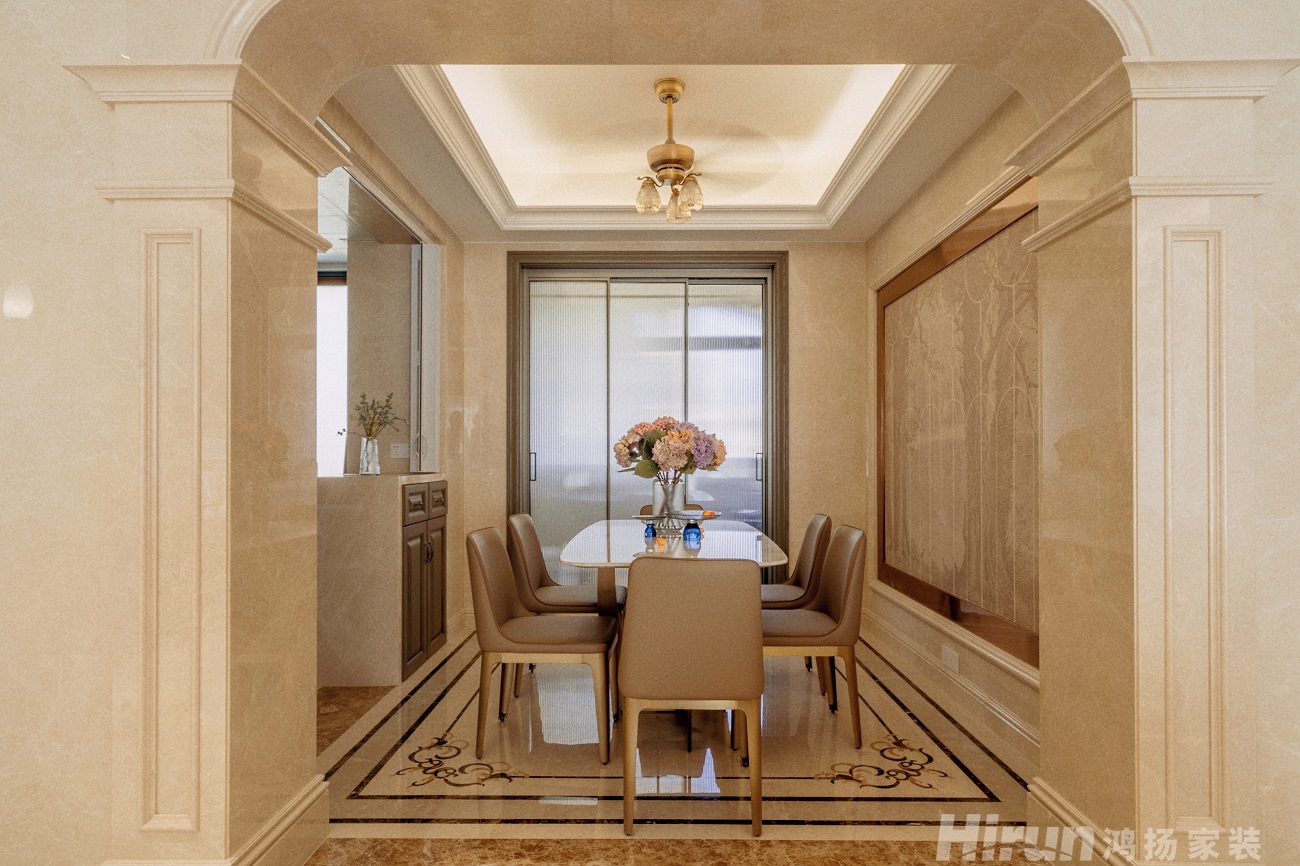 東方名苑148㎡北歐之光大平層 裝修案例效果圖-9