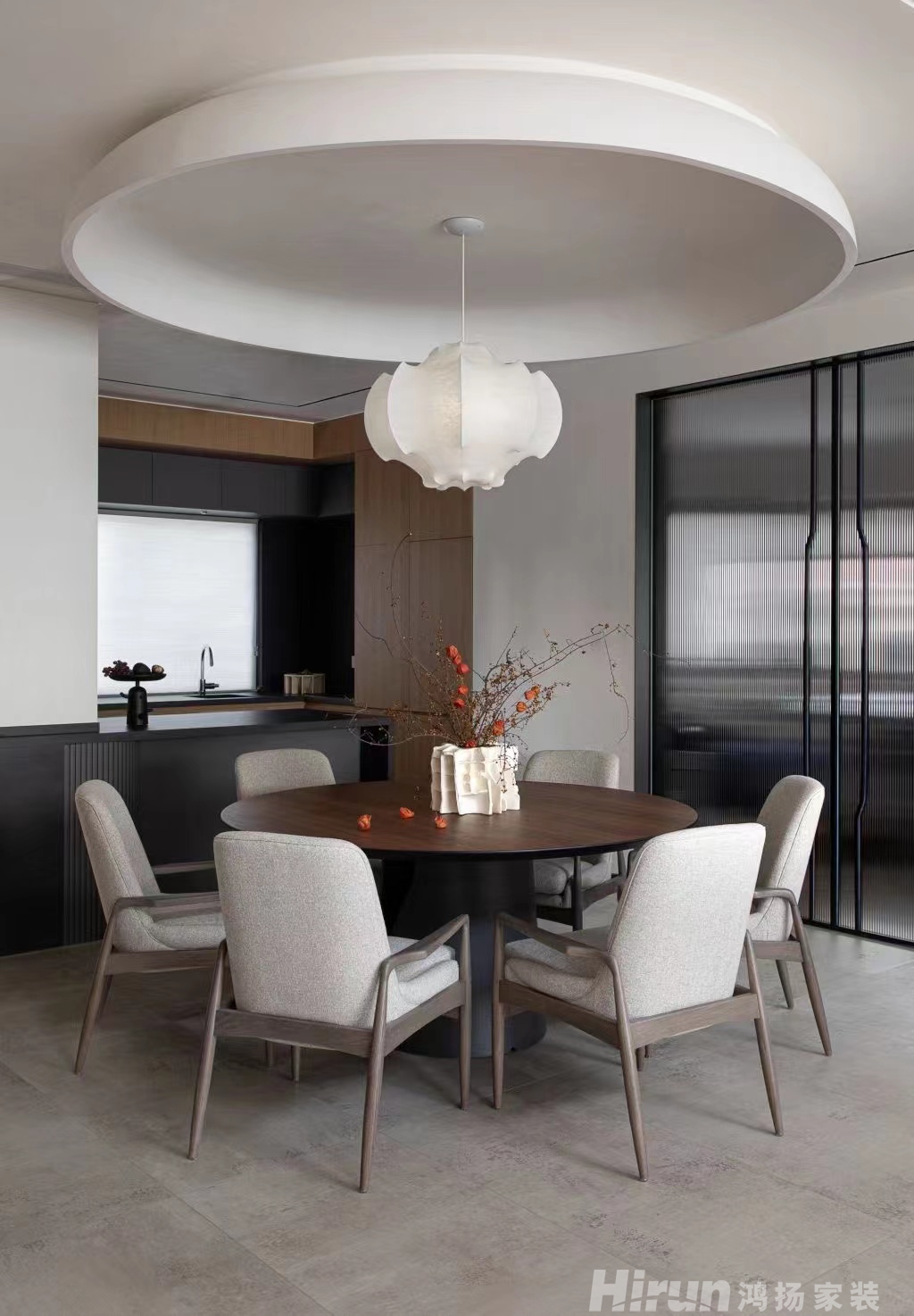 保利時代350㎡北歐之光復式 裝修案例效果圖-4