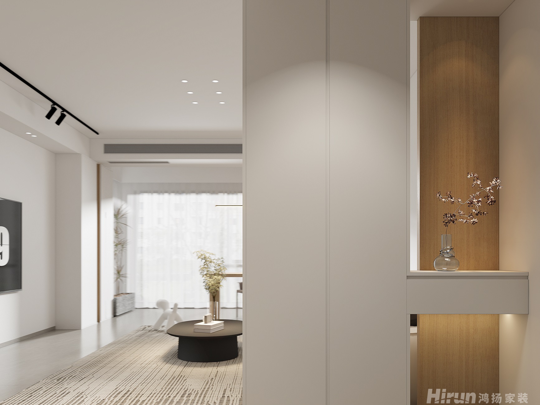 八方小區128㎡輕歐簡美四居室 裝修案例效果圖-4