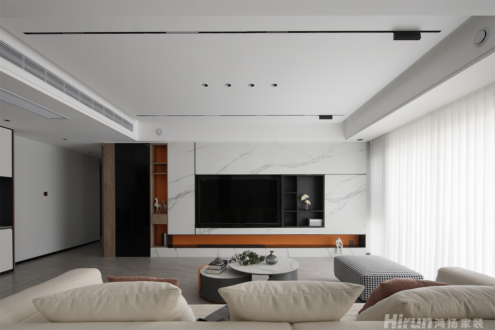 潤和湘江天地168㎡雅致現代復式 裝修案例實景圖-6