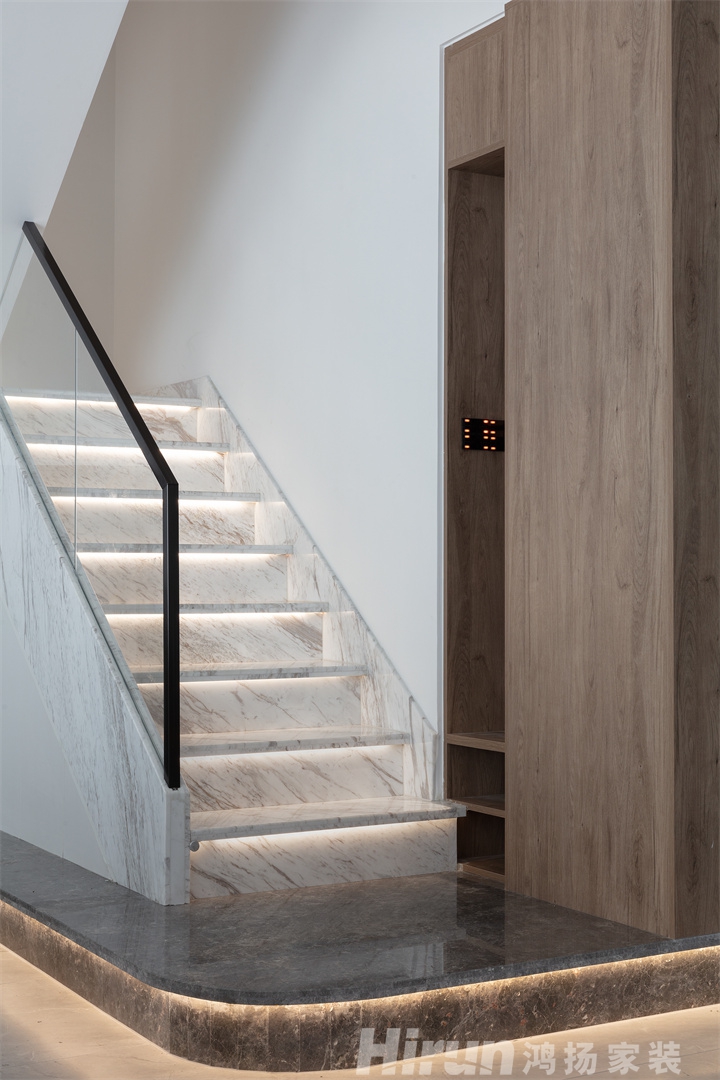 潤和湘江天地168㎡雅致現代復式 裝修案例實景圖-10