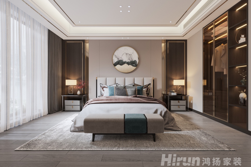 香山四季485㎡新裝飾主義疊墅 裝修案例實景圖-9