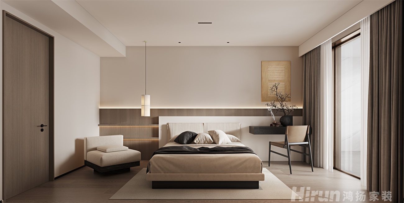 天一康園200㎡復合寫意大平層 裝修案例效果圖-8