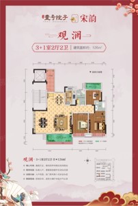 中領(lǐng)壹號院子 觀瀾 126㎡