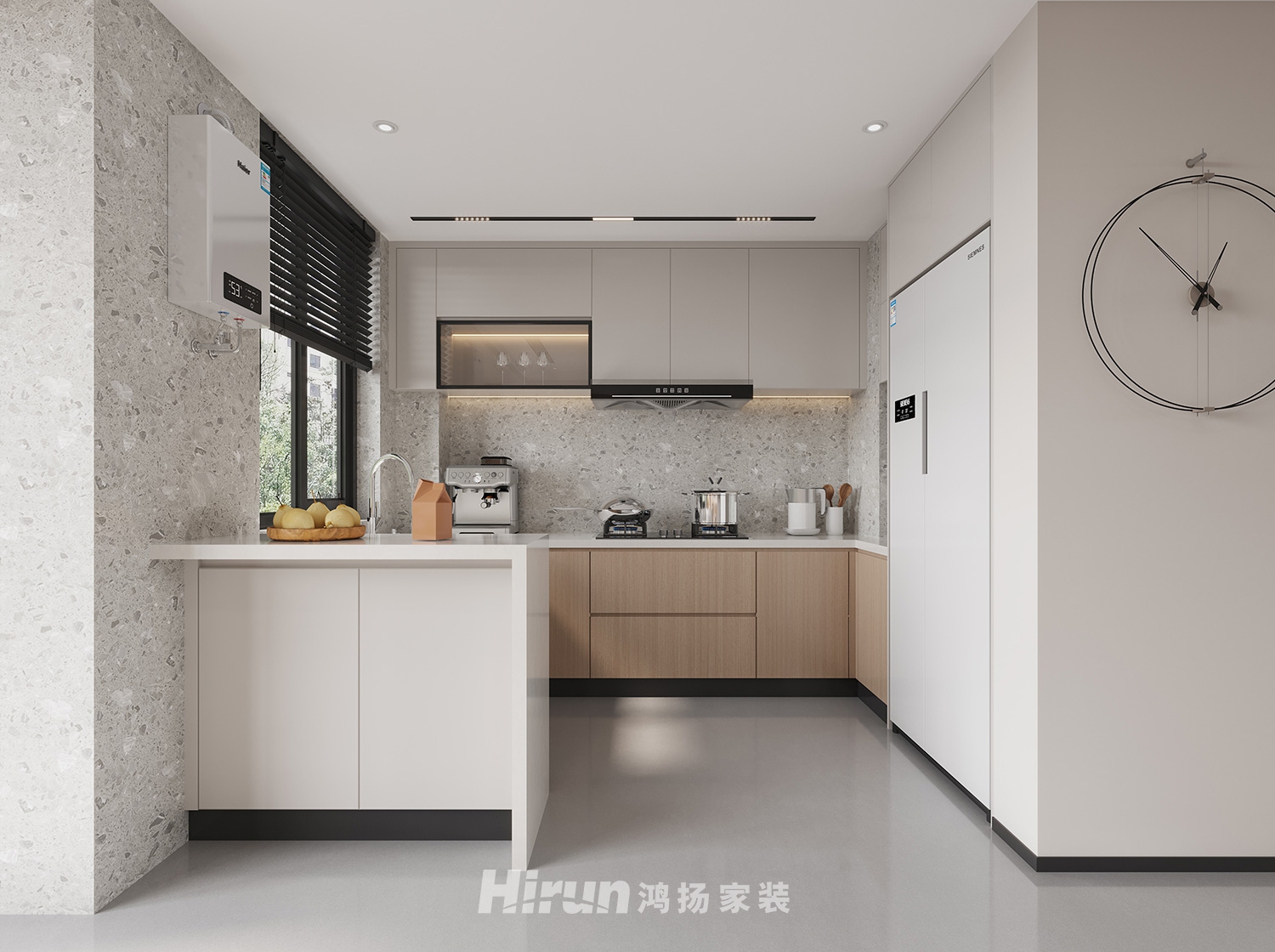 公園悅府136㎡北歐之光三居室 裝修案例效果圖-5