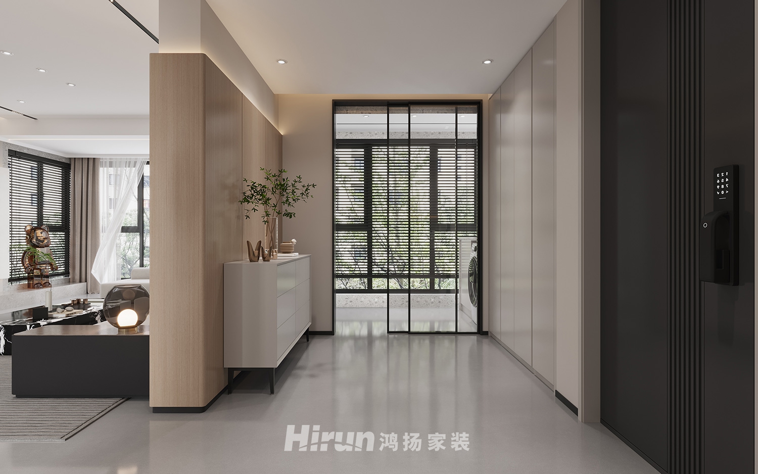 公園悅府136㎡北歐之光三居室 裝修案例效果圖-1